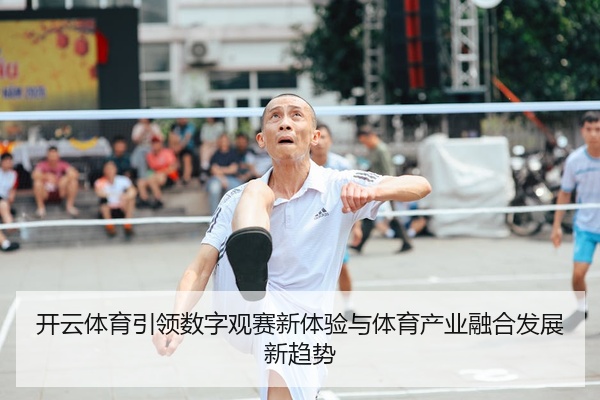 开云体育引领数字观赛新体验与体育产业融合发展新趋势
